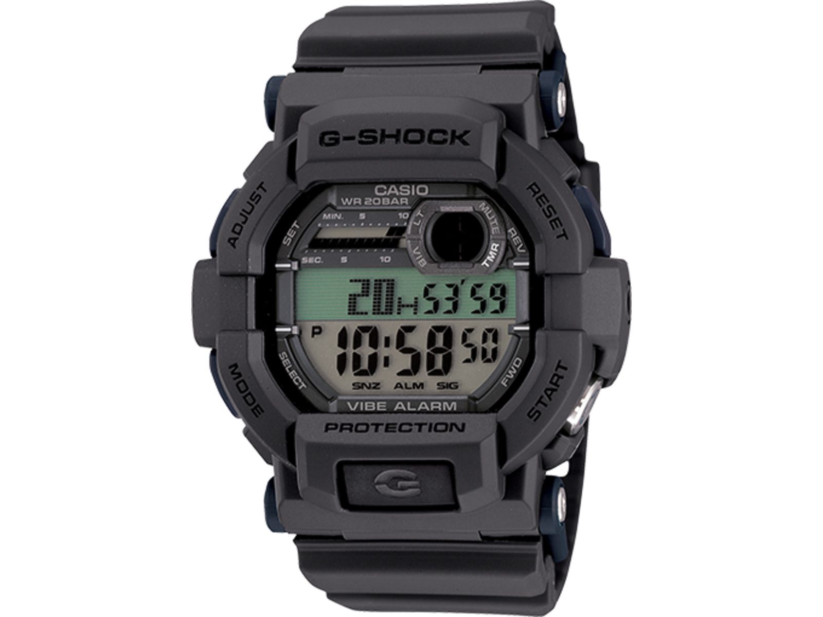 Casio G Shock Vibration Alarm Watch Gray small