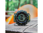Casio Outdoor Casio Pro Trek Solar Watch Triple Sensor Watching Featuring an Altimeter Barometer Digital Compass Thermometer and 100M WR - Men's