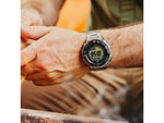 Casio Outdoor Casio Pro Trek Solar Watch Triple Sensor Watching Featuring an Altimeter Barometer Digital Compass Thermometer and 100M WR Titanium Band