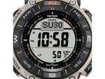 Casio Outdoor Casio Pro Trek Solar Watch Triple Sensor Watching Featuring an Altimeter Barometer Digital Compass Thermometer and 100M WR Titanium Band