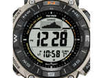 Casio Outdoor Casio Pro Trek Solar Watch Triple Sensor Watching Featuring an Altimeter Barometer Digital Compass Thermometer and 100M WR Titanium Band