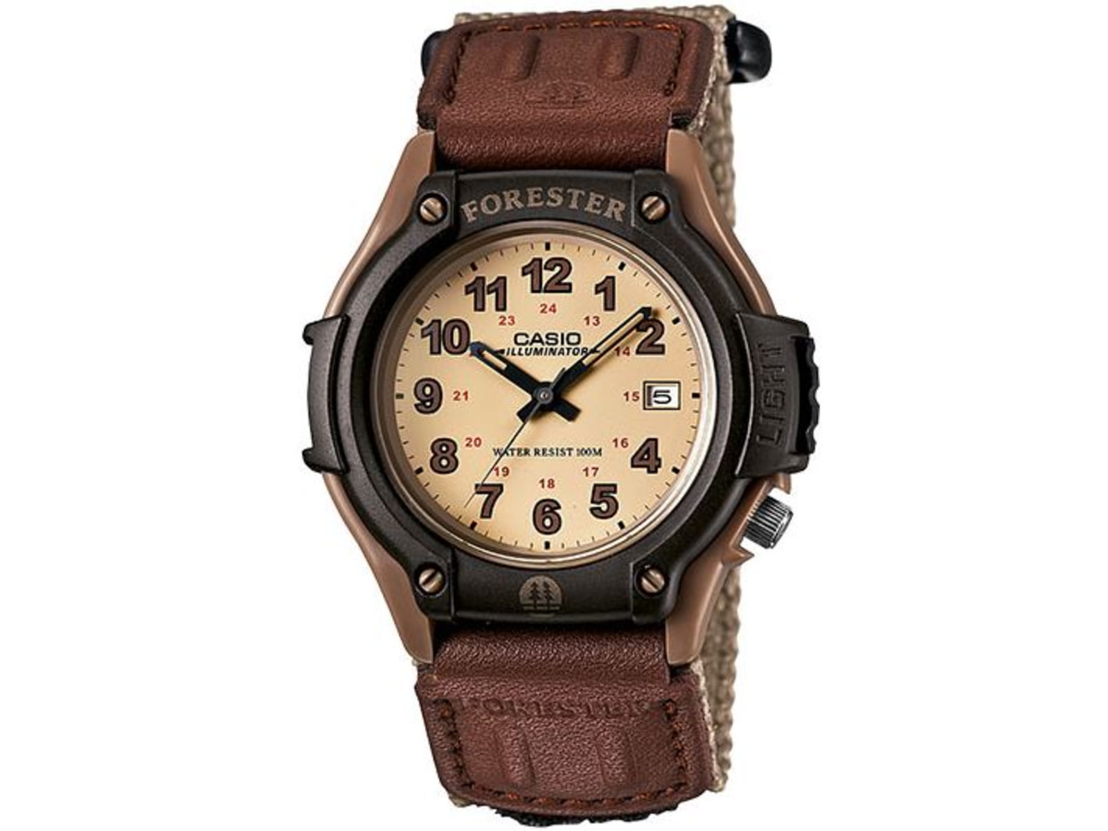 Casio Outdoor Forester Cream Dial Mens Watch Brown