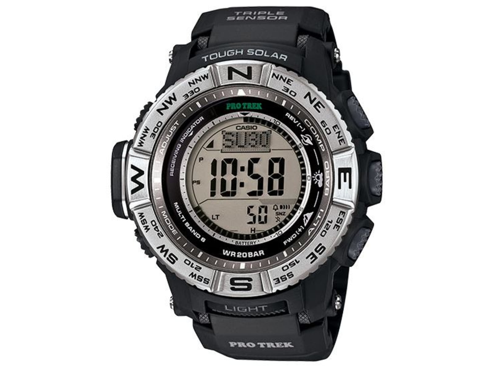 Casio Outdoor Pro Trek Solar Triple Sensor Black