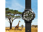 DEMO Casio PRO TREK Tough Solar Triple Sensor Watch - Men's Green