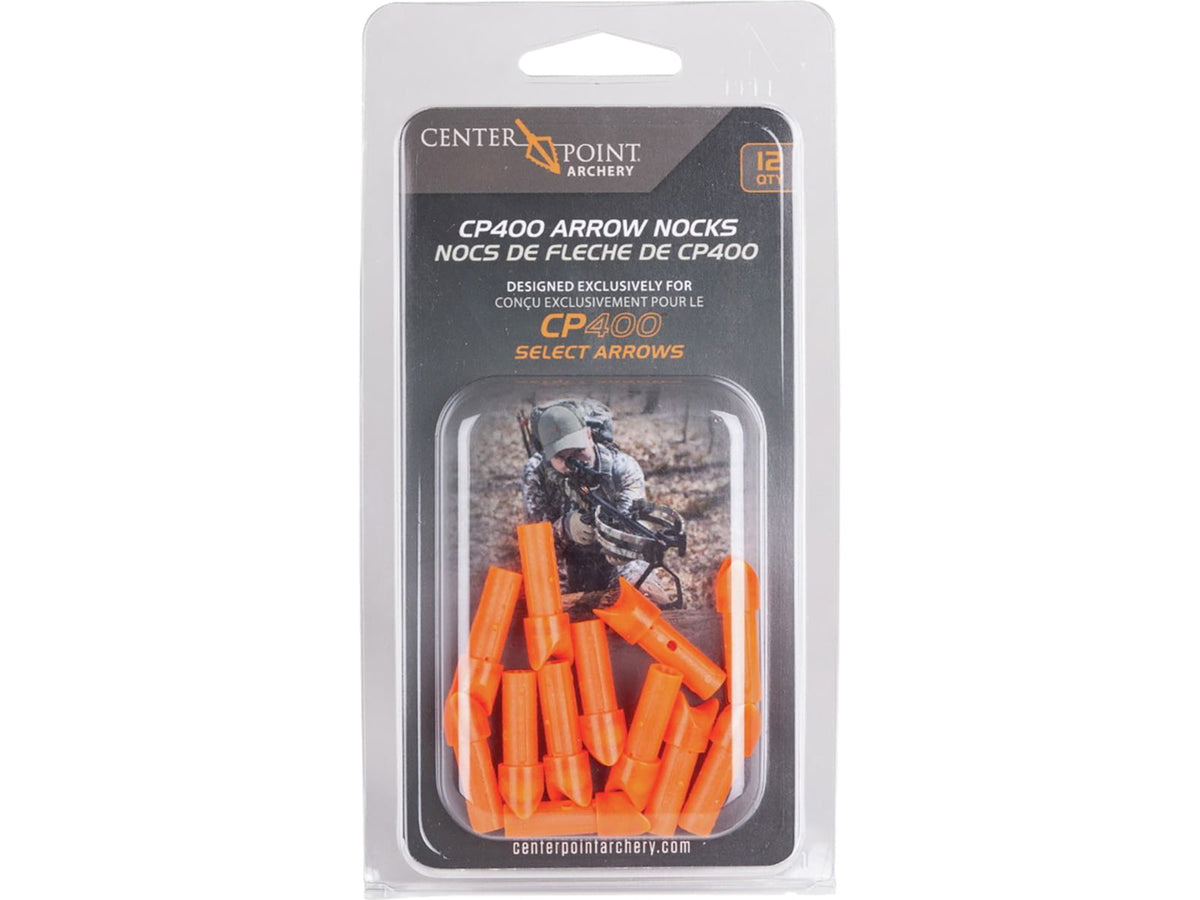 CenterPoint CP400 Arrow Nocks 12 Pk Orange AXCP4N12PK