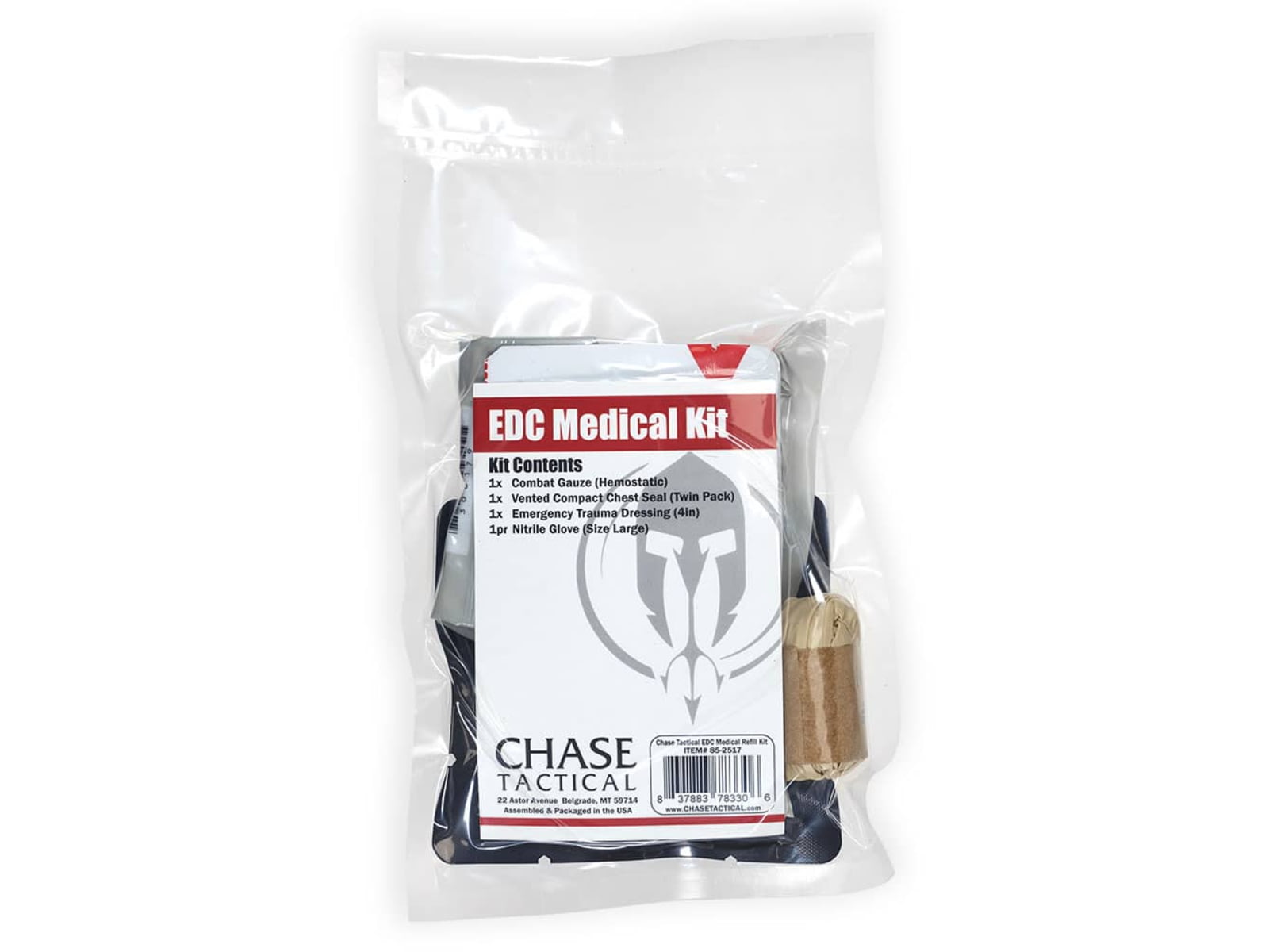 Chase Tactical EDC Medical Kit No Pouch 85-2517