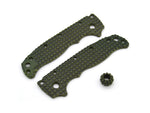 Chroma Scales AD20.5 OD Green Frag Handle Scales Textured Nylon PA12 1005-0030-008-GA