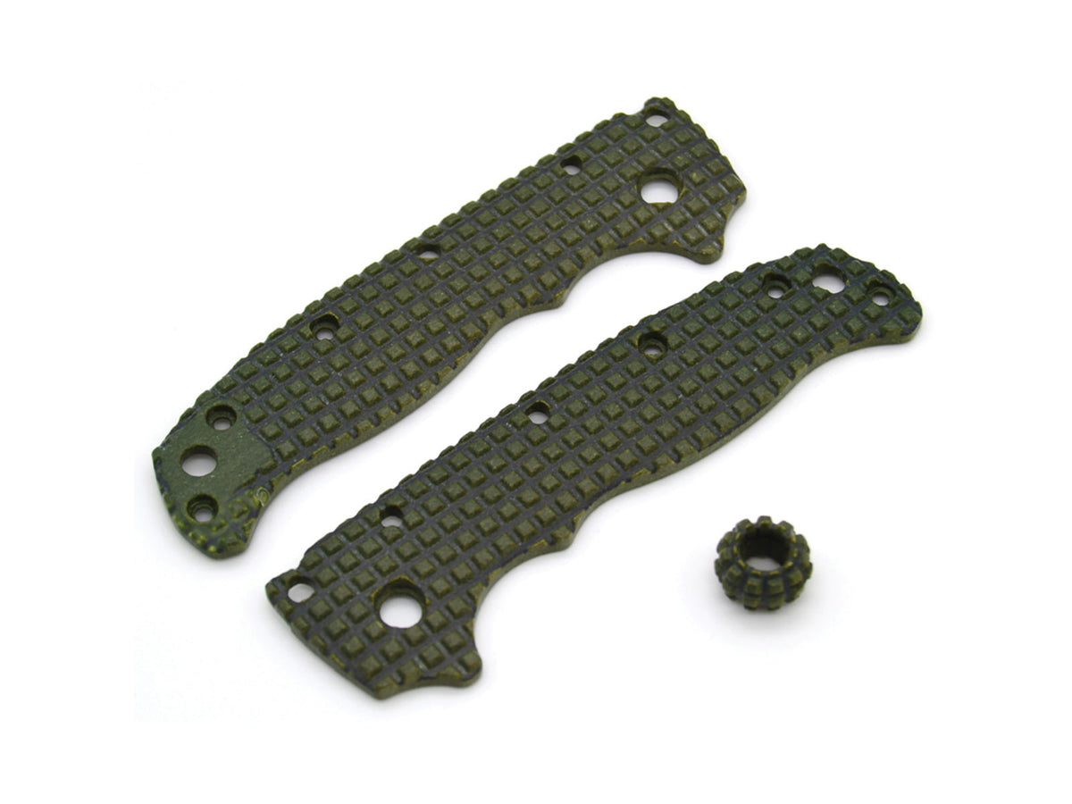 Chroma Scales AD20.5 OD Green Frag Handle Scales Textured Nylon PA12 1005-0030-008-GA