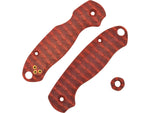 Chroma Scales Para 3 Red Handle Scales Textured Nylon PA12 1003-0013-018-GA