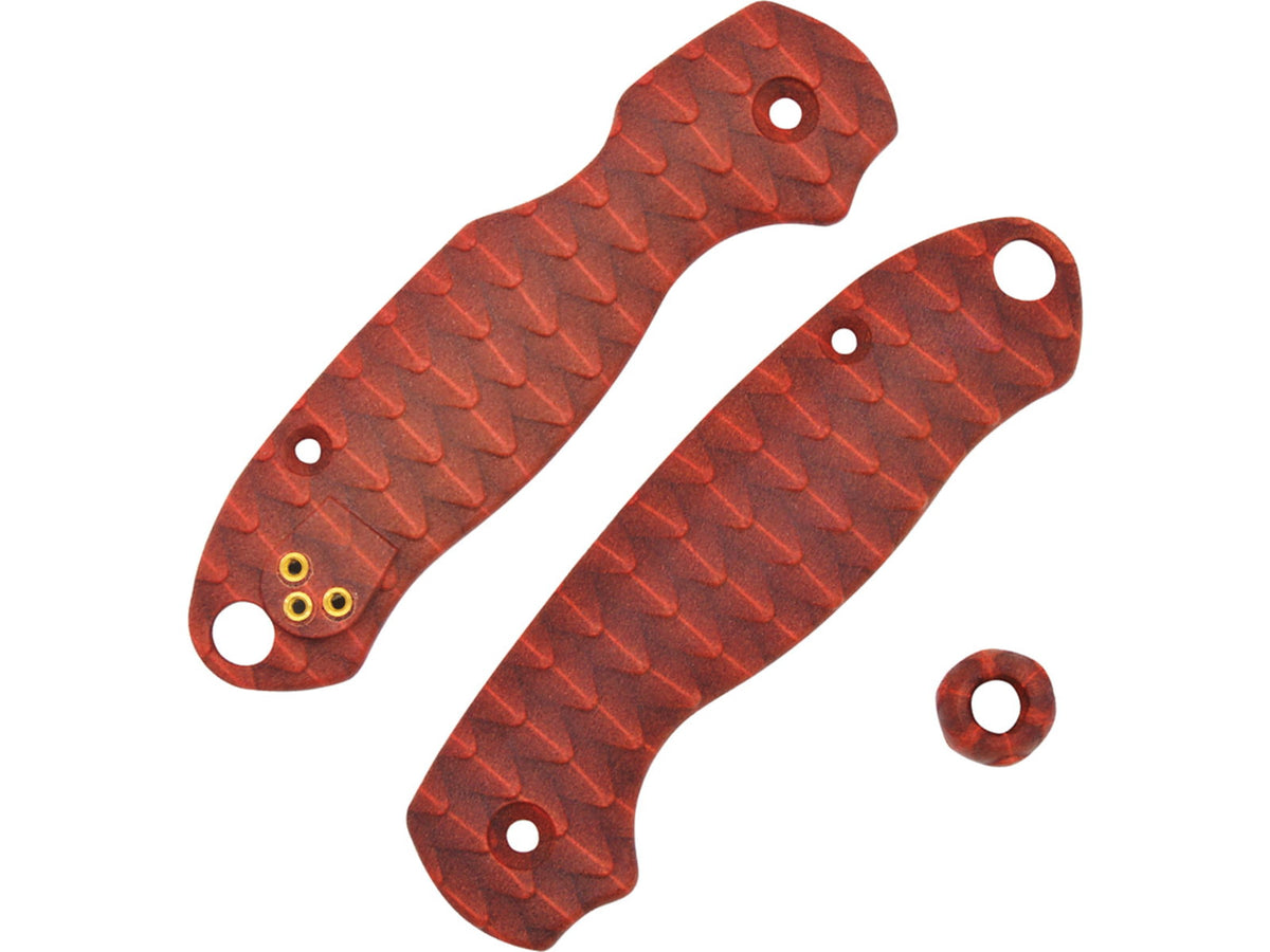 Chroma Scales Para 3 Red Handle Scales Textured Nylon PA12 1003-0013-018-GA