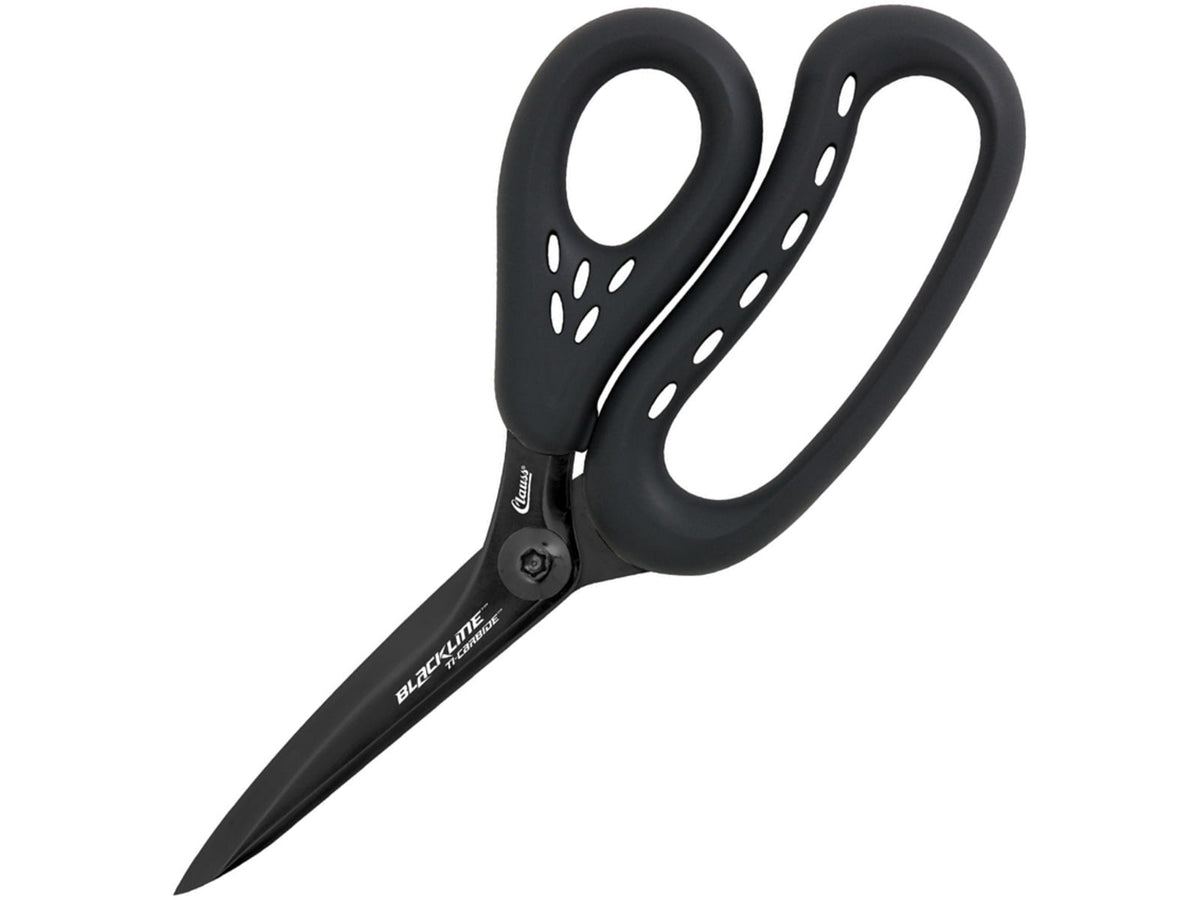 Clauss Blackline Carbide Shears 9" overall Black synthetic handles 20374