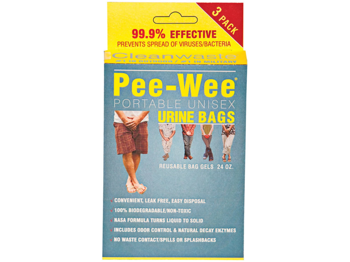 Cleanwaste Pee Wee Urine Bag 3pk D577PW350