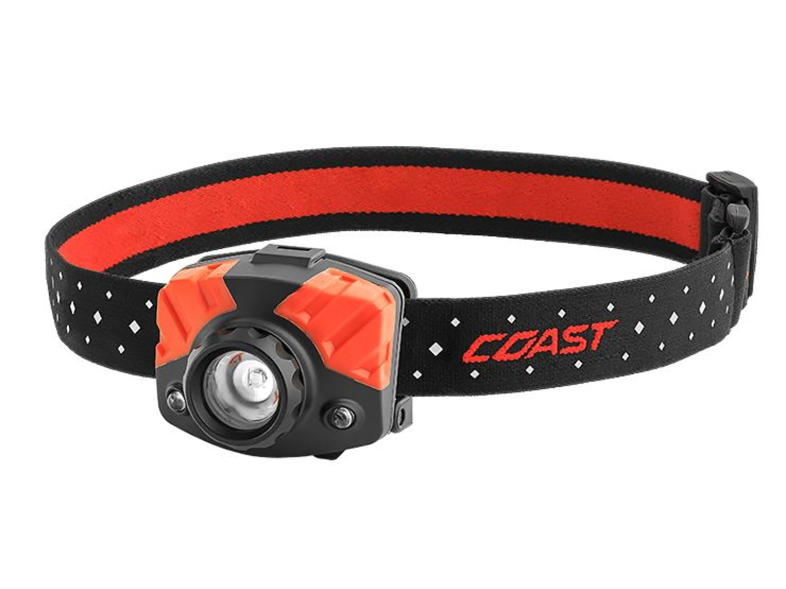 Coast FL75 Dual Color Pure Beam Focusing Headlamp CP 405 Lumens Black Clam 21326