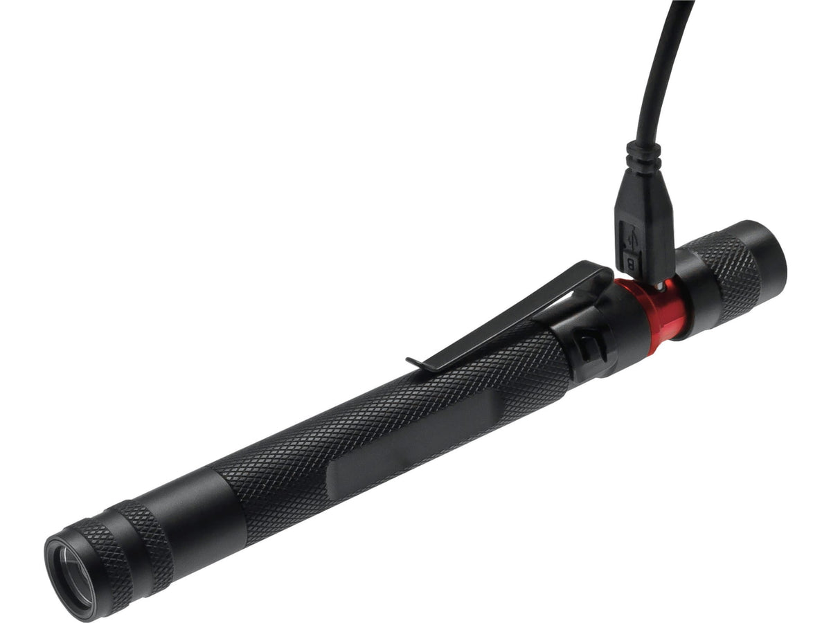 Coast HP3R Rechargeable Focusing Penlight 245 Lumens Li-Polymer/2 x AAA Black 20818