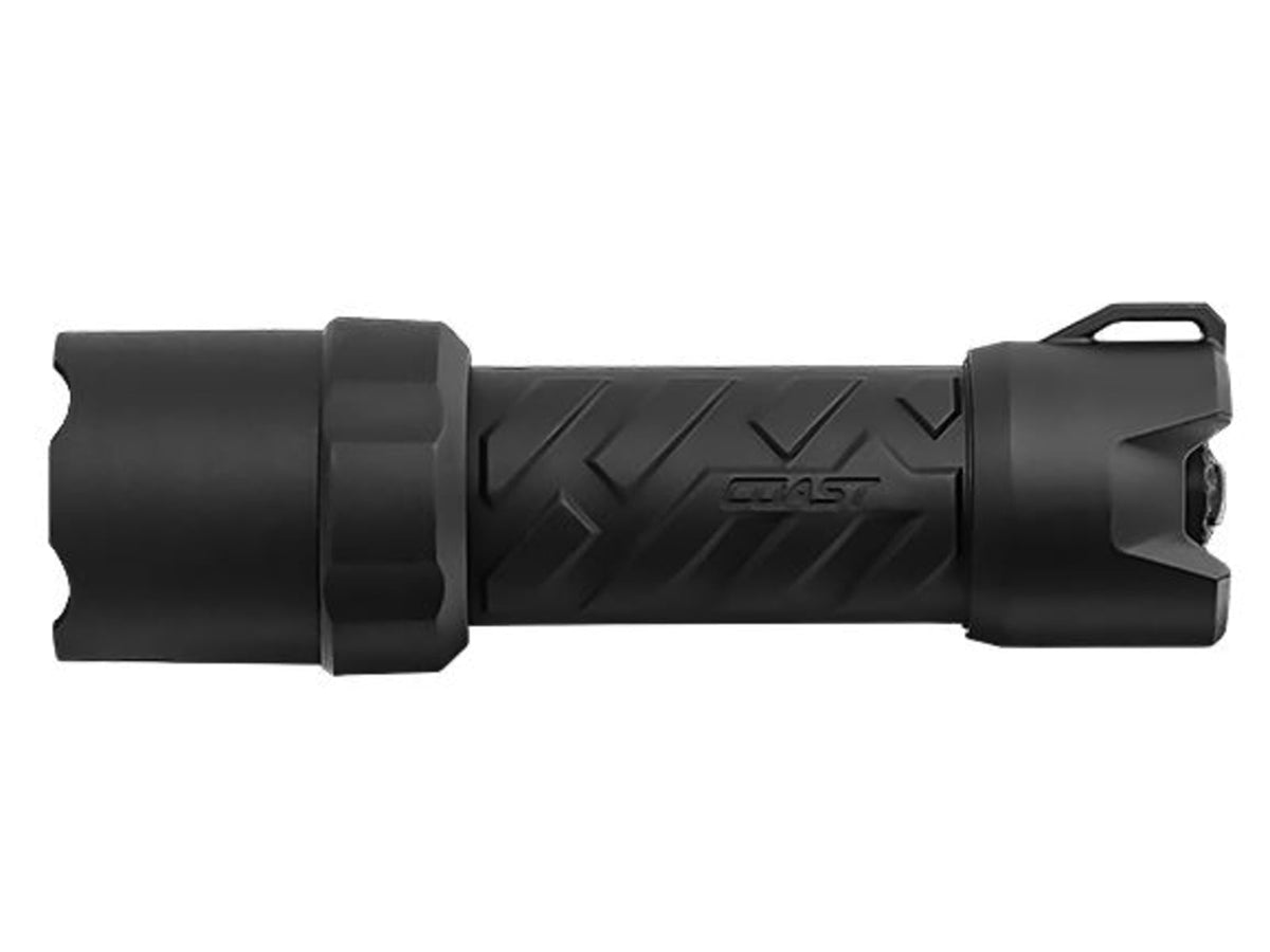 Coast PolySteel 200 Pure Beam Focusing Flashlight 250 Lumens Black Clam 20763