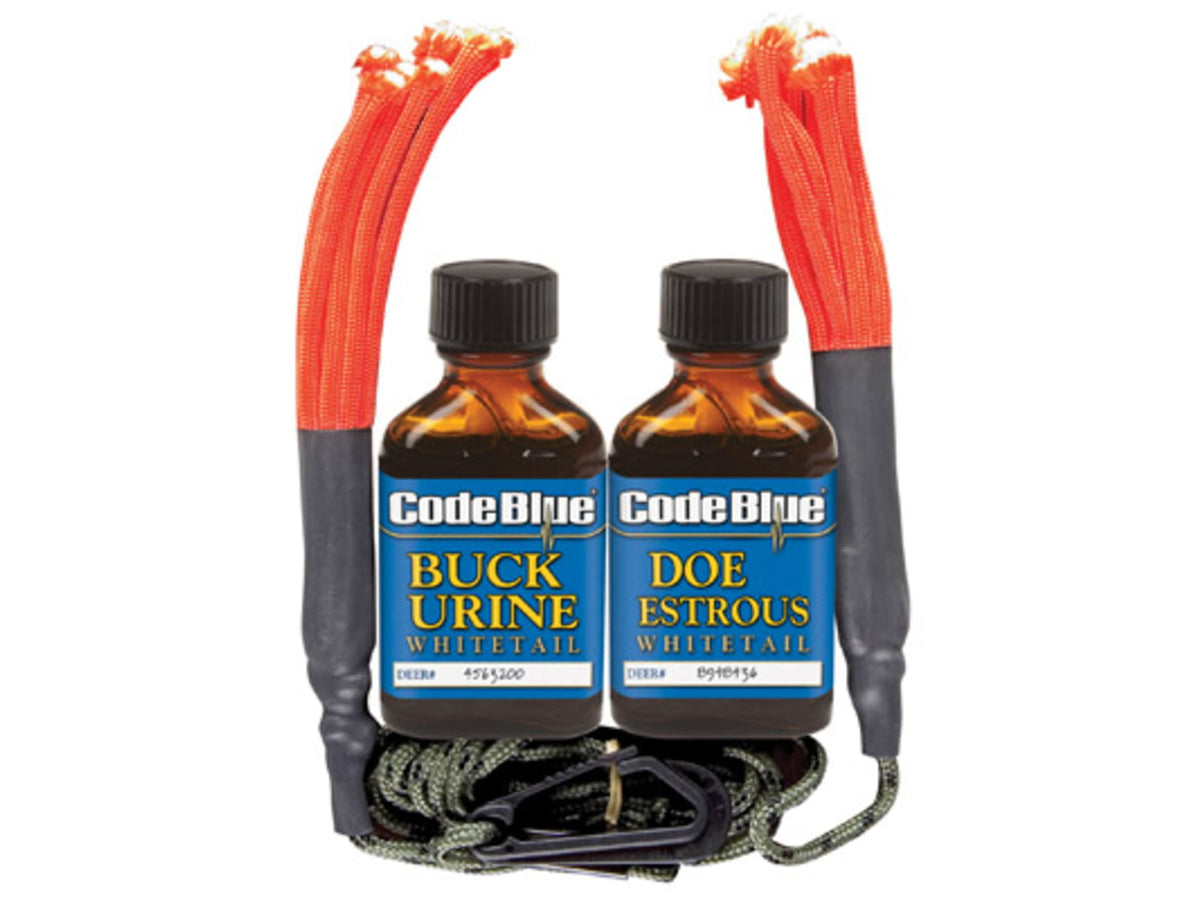 Code Blue Double Drag Combo Doe Estrous Buck Urine and Double Drag System OA1074