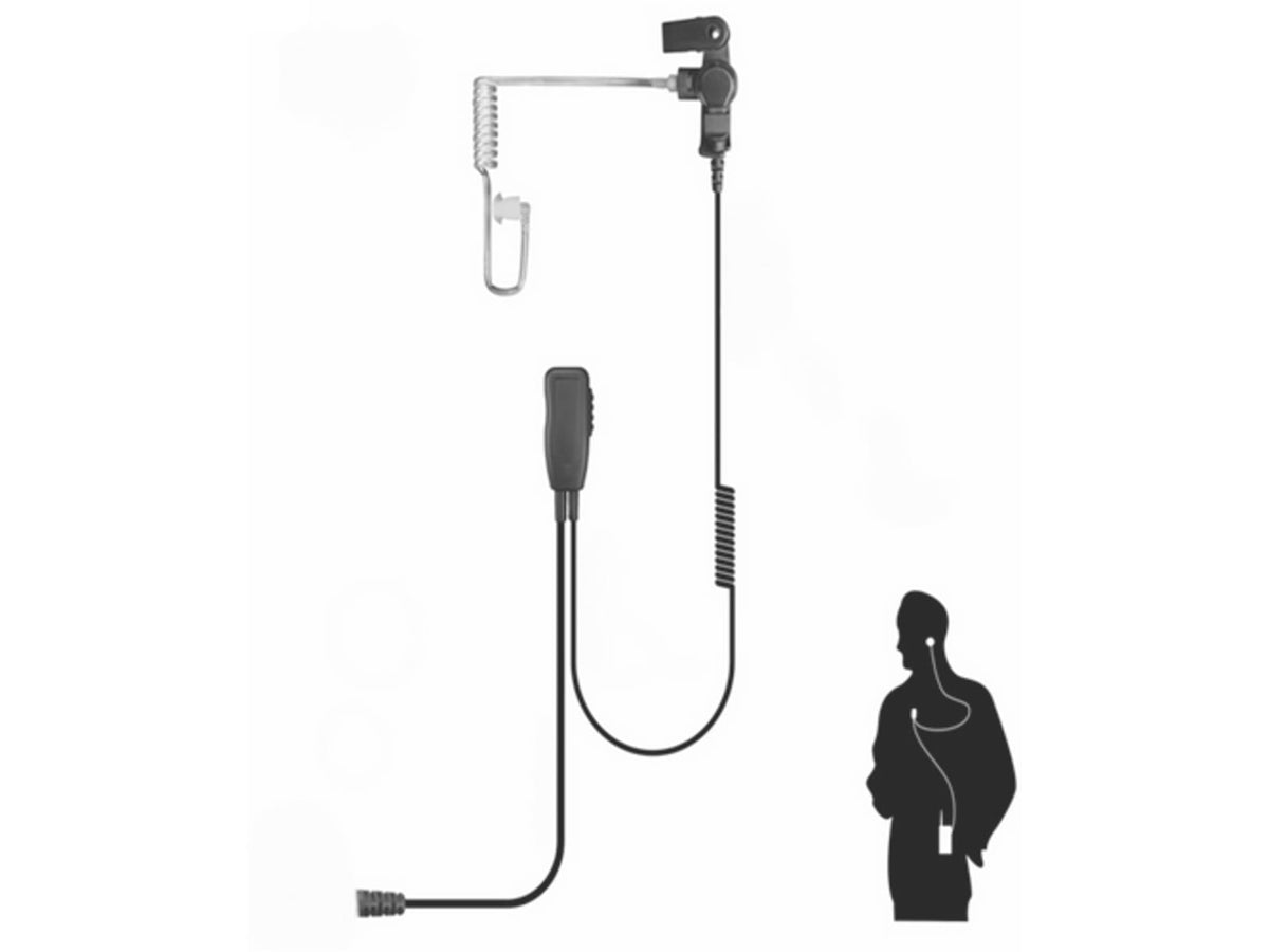 Code Red Sherlock Single Wire Acoustic Tube Earpiece - Sherlock-K