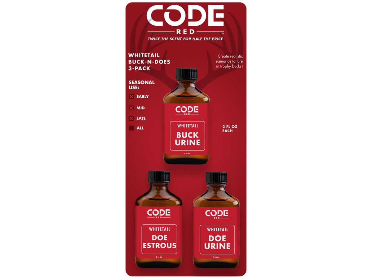 Code Blue - Code Red Triple Buck-N-Does Scent Combo 3 pk. OA1326