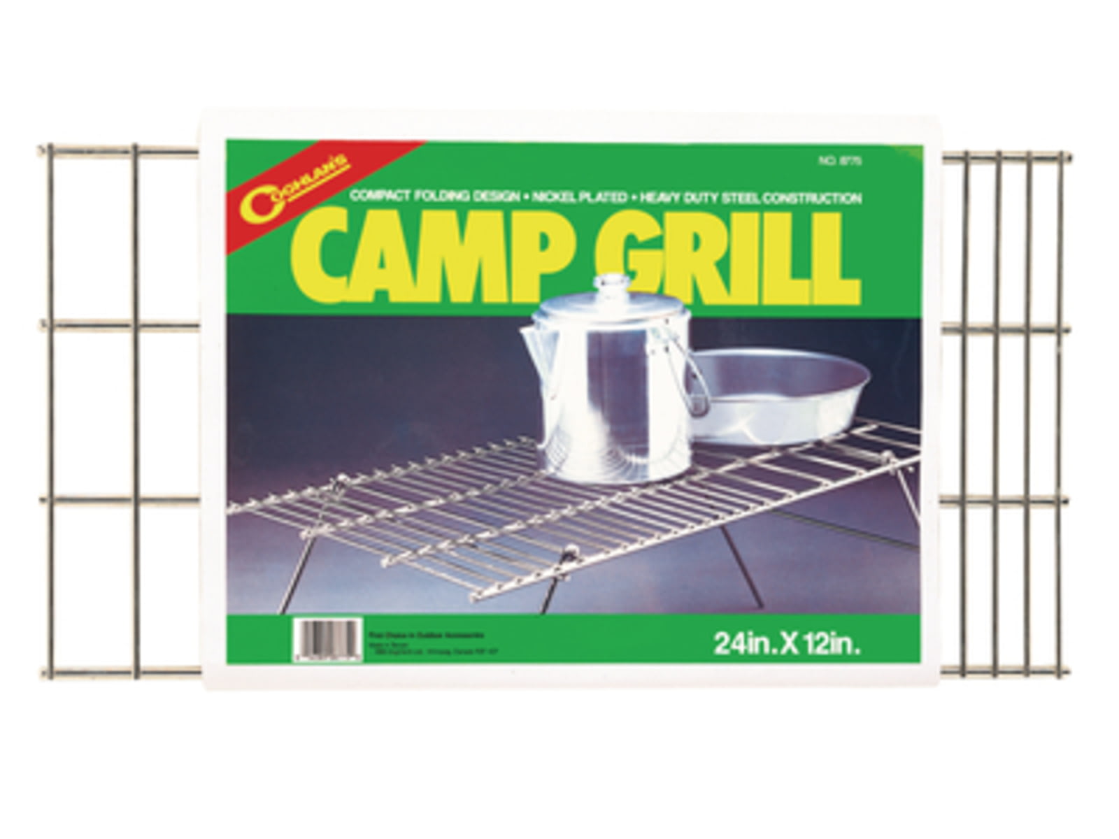 Coghlans Folding Camp Grill With 24x12 Inch Surface - 8775
