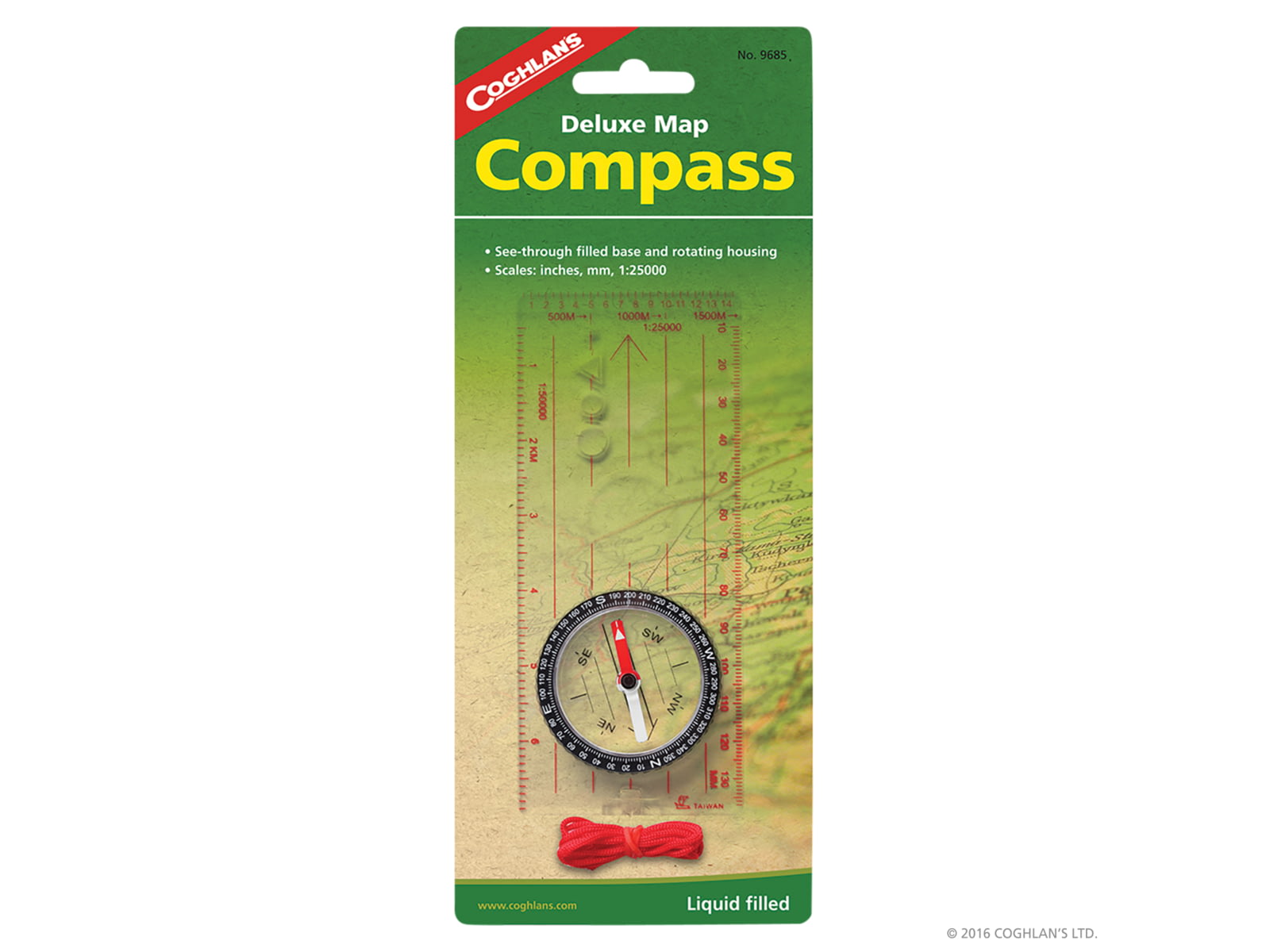 Coghlans Map Compass Black 9685