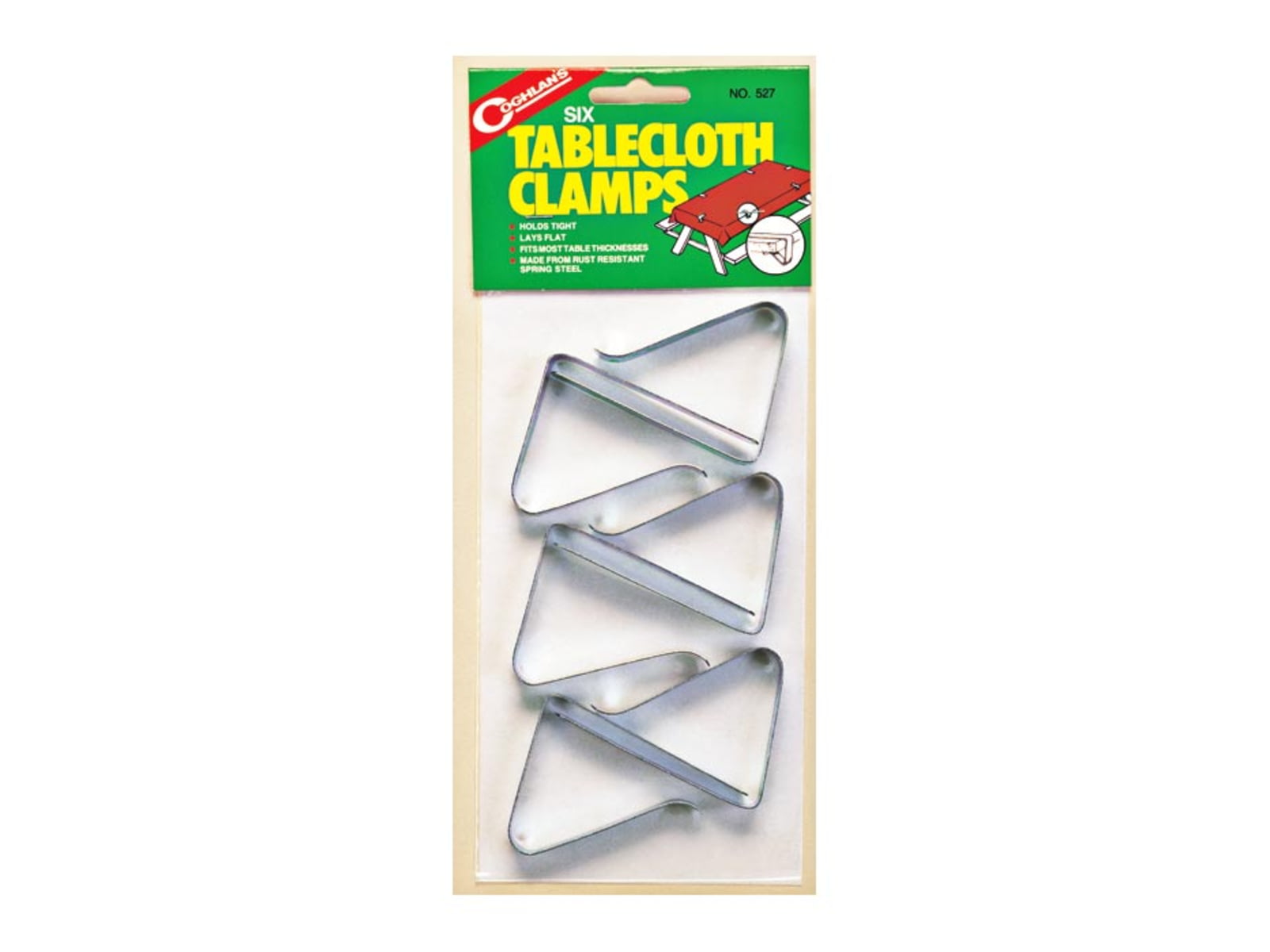 Coghlans Tablecloth Clamps 6 Pk 527