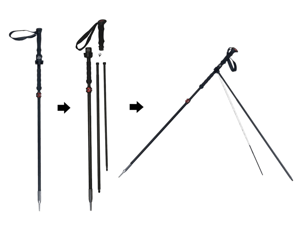 Col Mountain Tech The MTN STICK Trekking Pole Black