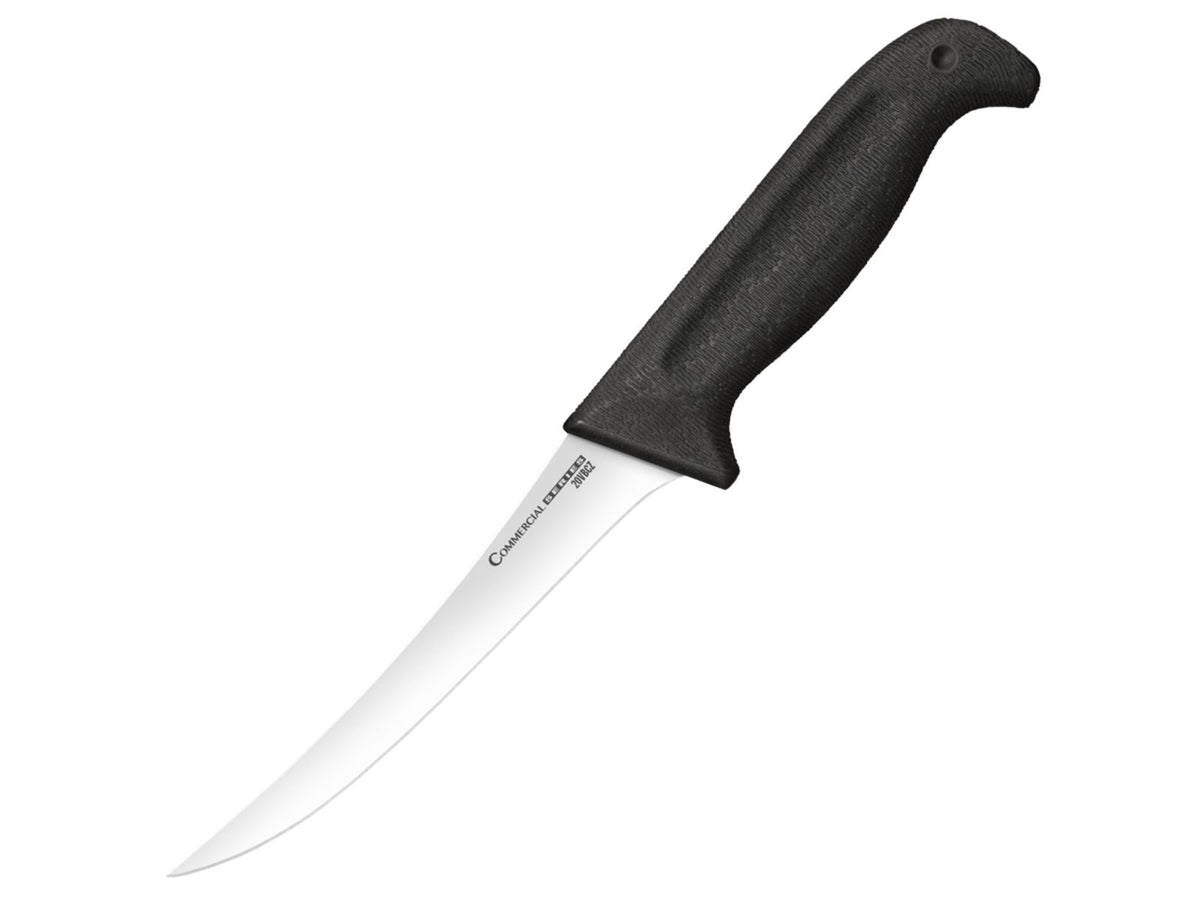 Cold Steel Commercial Series Stiff Curved Boning Knife Black/Silver 11 1/4in CS-20VBCZ