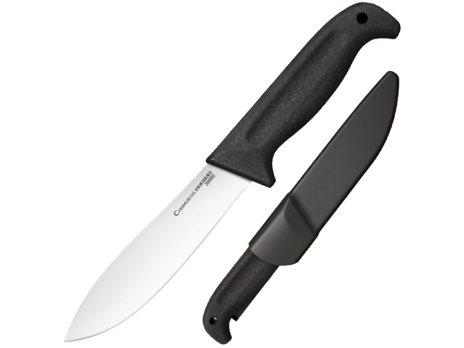 Cold Steel Commercial Series Western Hunter Knife w/Sheath Black/Silver 11 1/4in CS-20VSHSZ