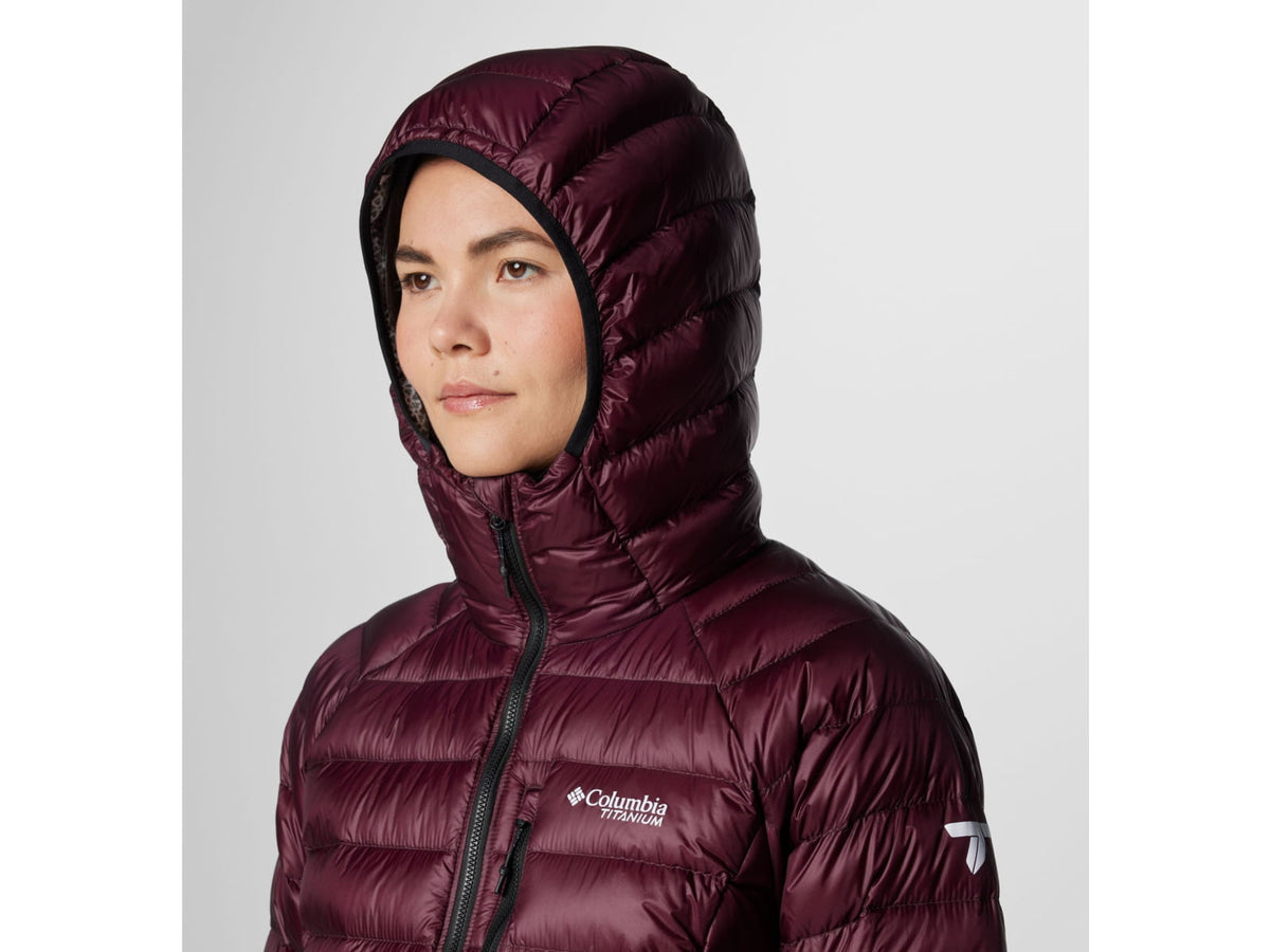 Columbia Arctic Crest Down Hooded Jacket - Women's Moonvista Extra Small 2086071607-XS