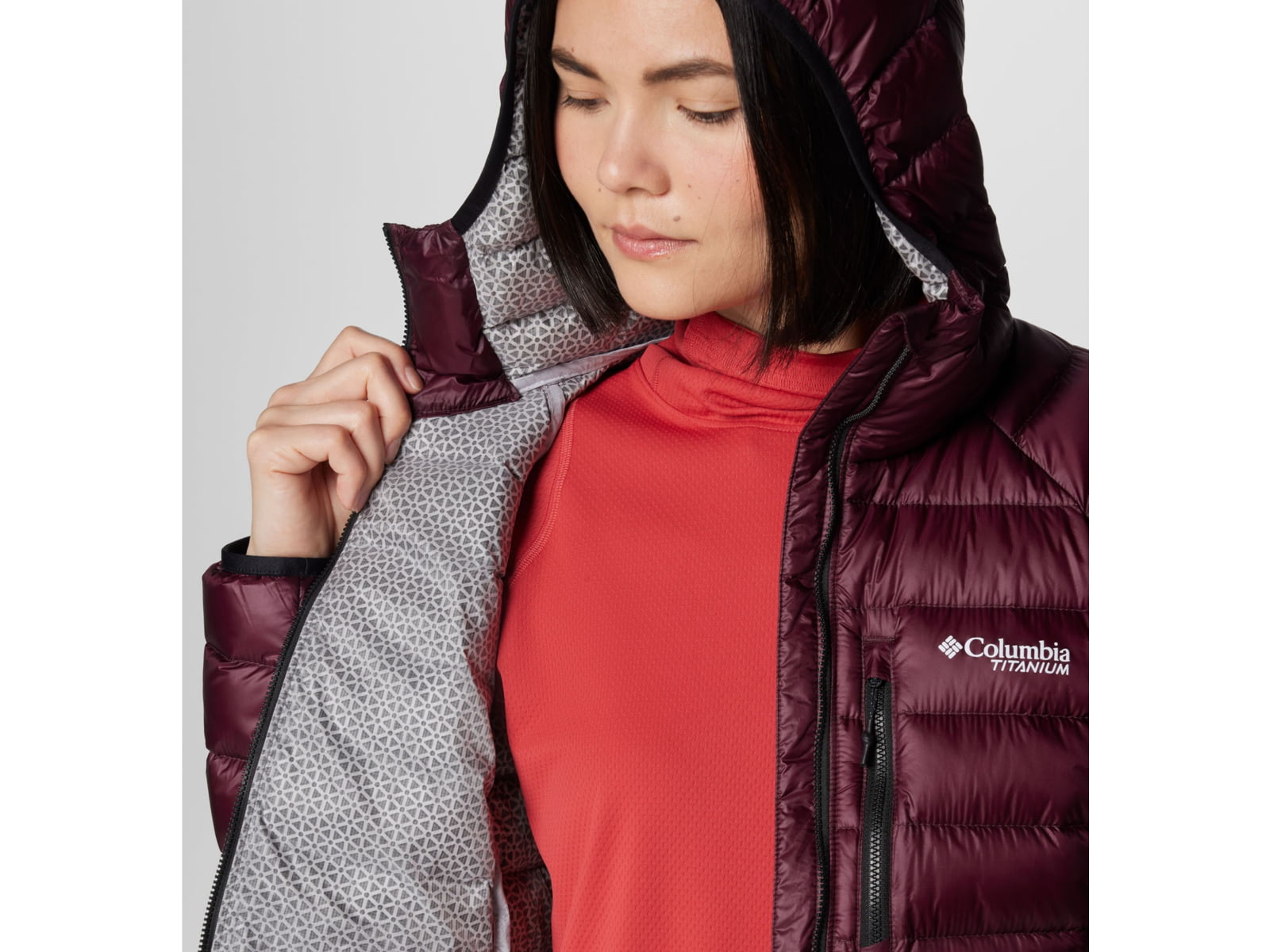Columbia Arctic Crest Down Hooded Jacket - Women's Moonvista Extra Small