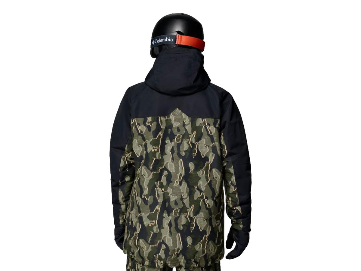 Columbia Coreshot Printed Jacket - Men's Greenscape Treebark Print/Black 2XL 2145121-366-XXL