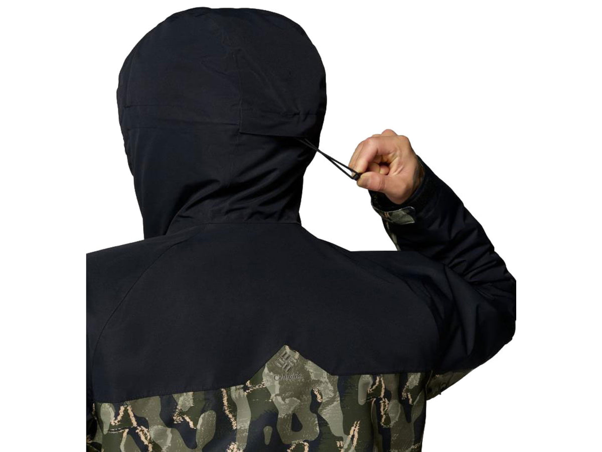 Columbia Coreshot Printed Jacket - Men's Greenscape Treebark Print/Black 2XL 2145121-366-XXL