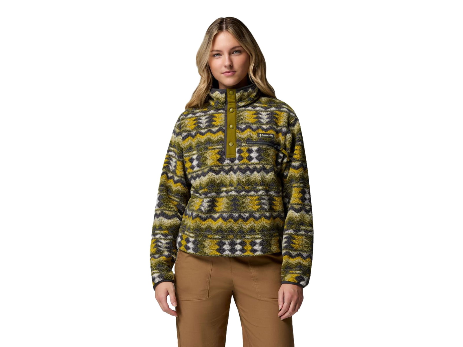 Columbia Helvetia II Printed Cropped Half Snap - Women's