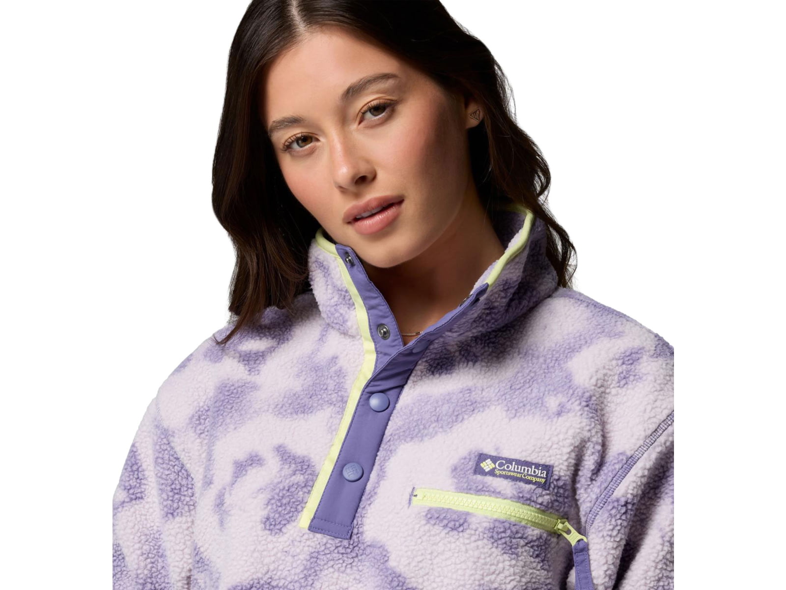 Columbia Helvetia II Printed Cropped Half Snap - Women's