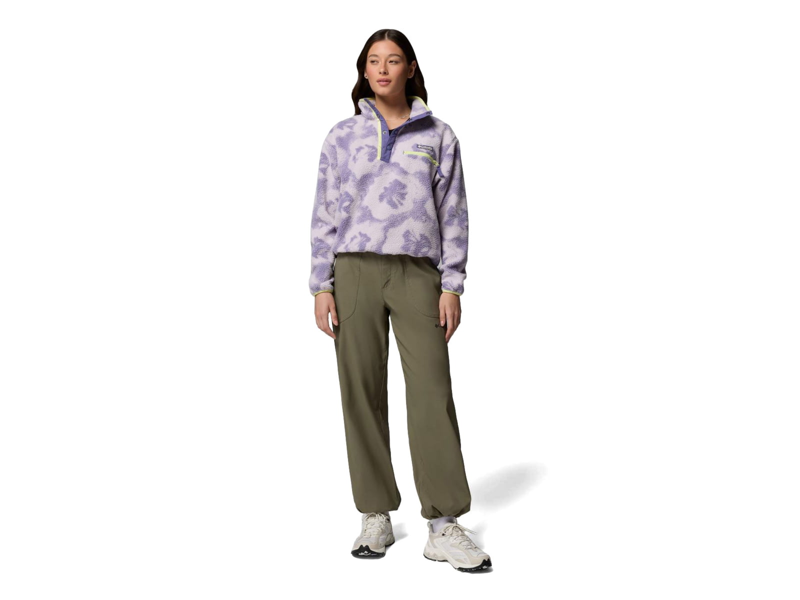 Columbia Helvetia II Printed Cropped Half Snap - Women's