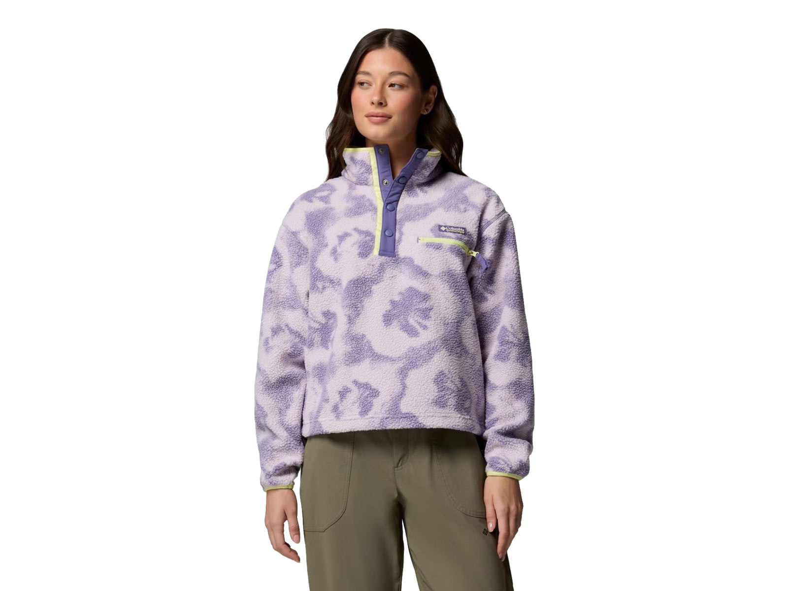 Columbia Helvetia II Printed Cropped Half Snap - Women's