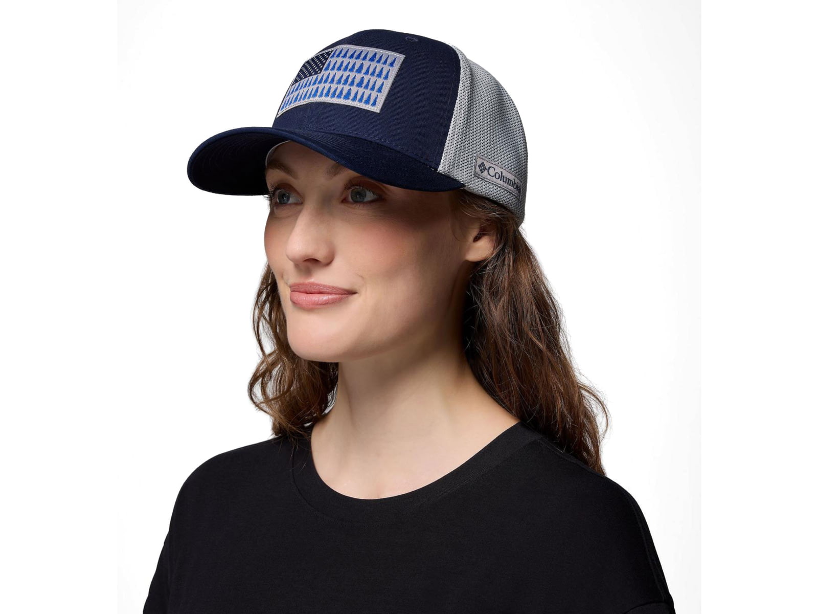 Columbia Mesh Tree Flag Ball Cap