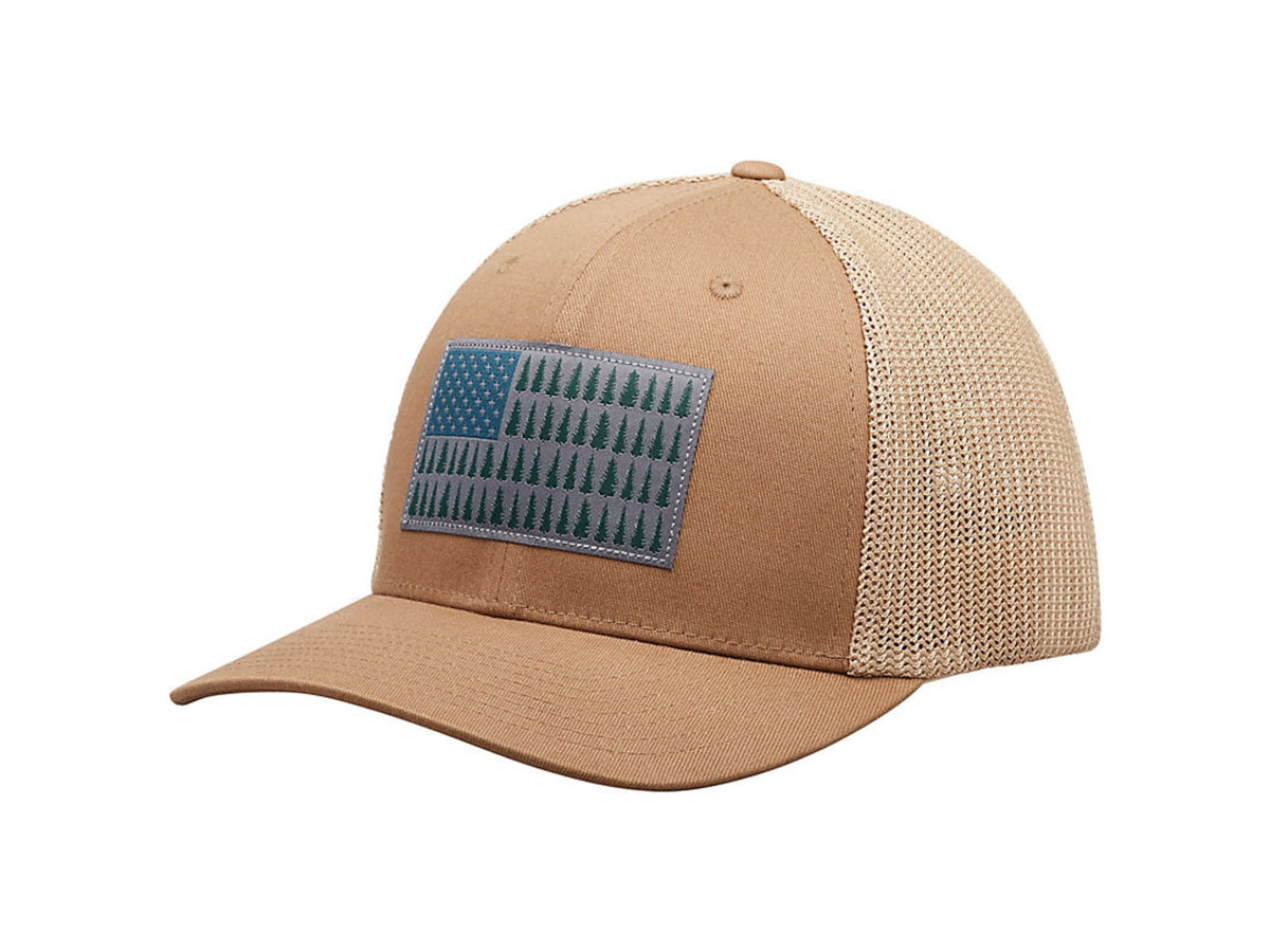 Columbia Mesh Tree Flag Ball Cap
