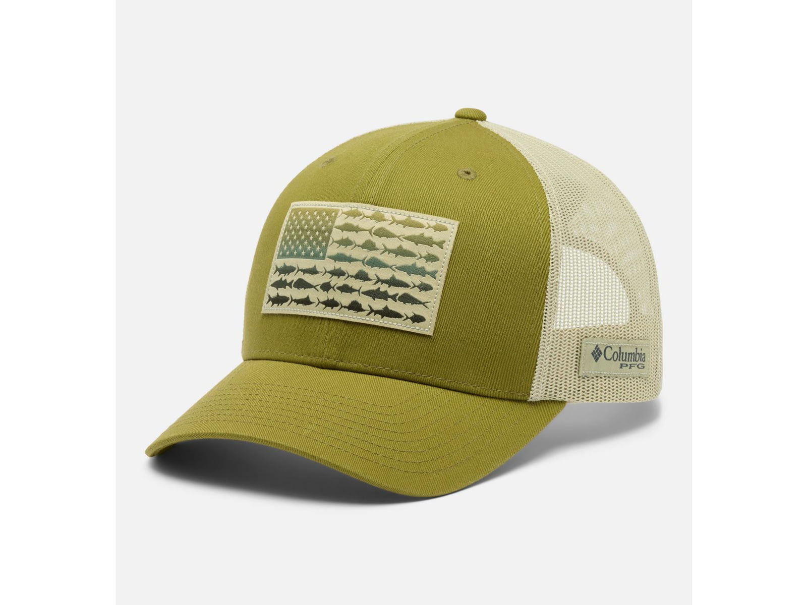 Columbia PFG Fish Flag Mesh Snap Back
