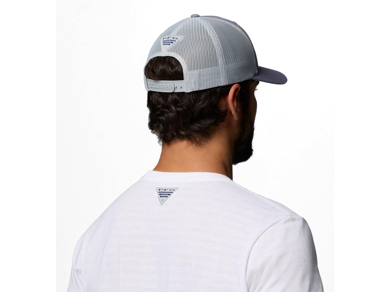 Columbia PFG Fish Flag Mesh Snap Back