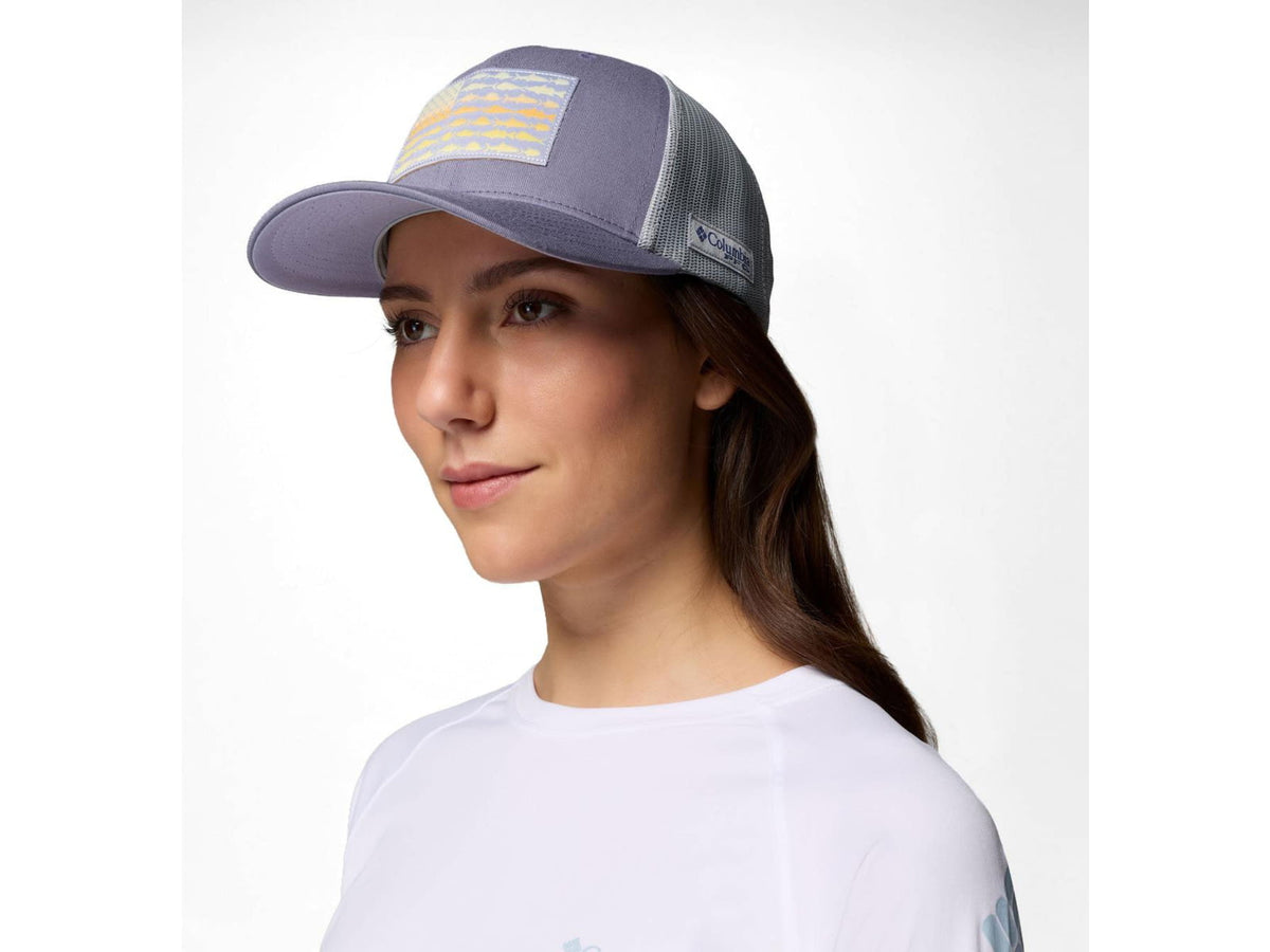 Columbia PFG Fish Flag Mesh Snap Back