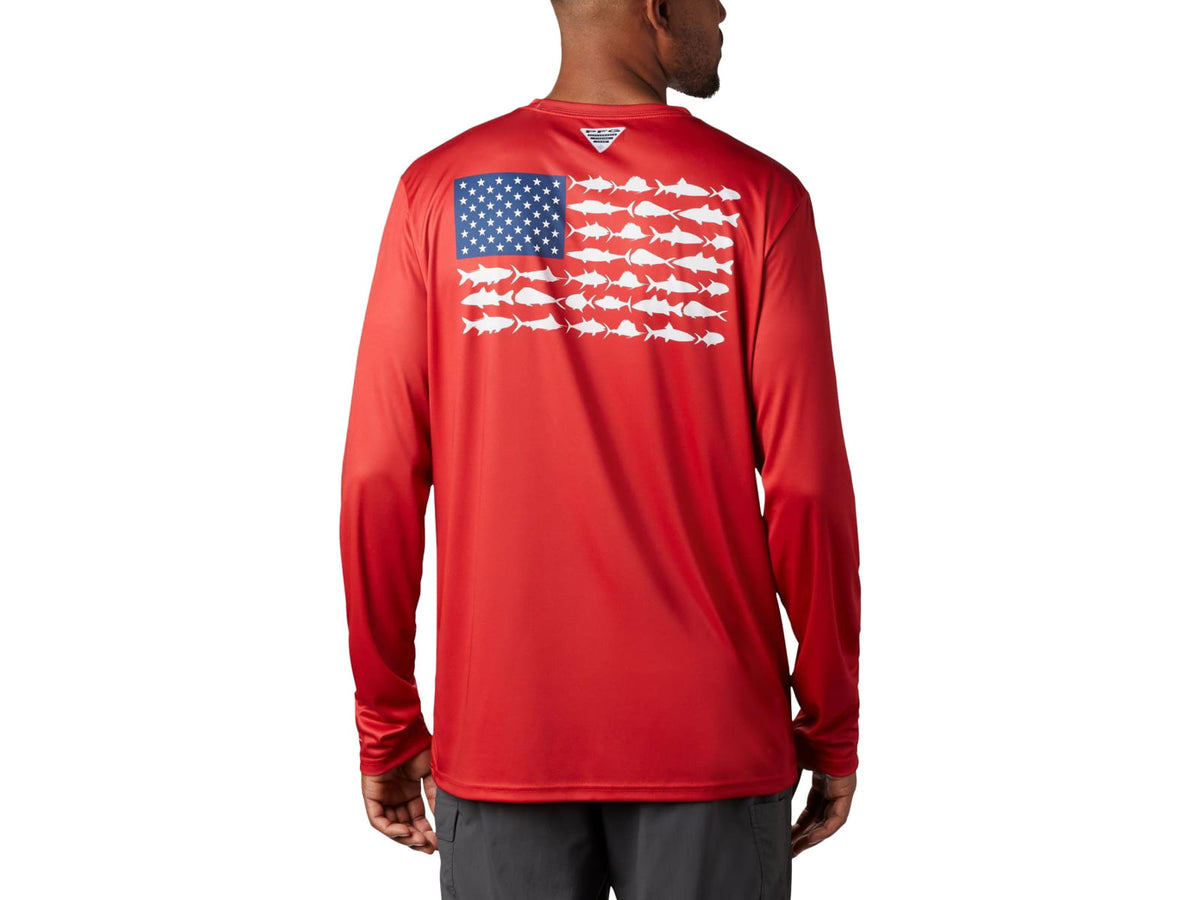 Columbia Terminal Tackle PFG Fish Flag Long Sleeve - Men's