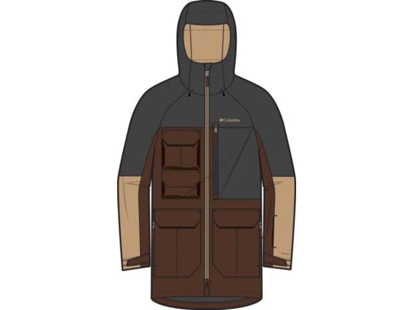 Columbia Coreshot Jacket - Men's Tobacco/Black/Canoe