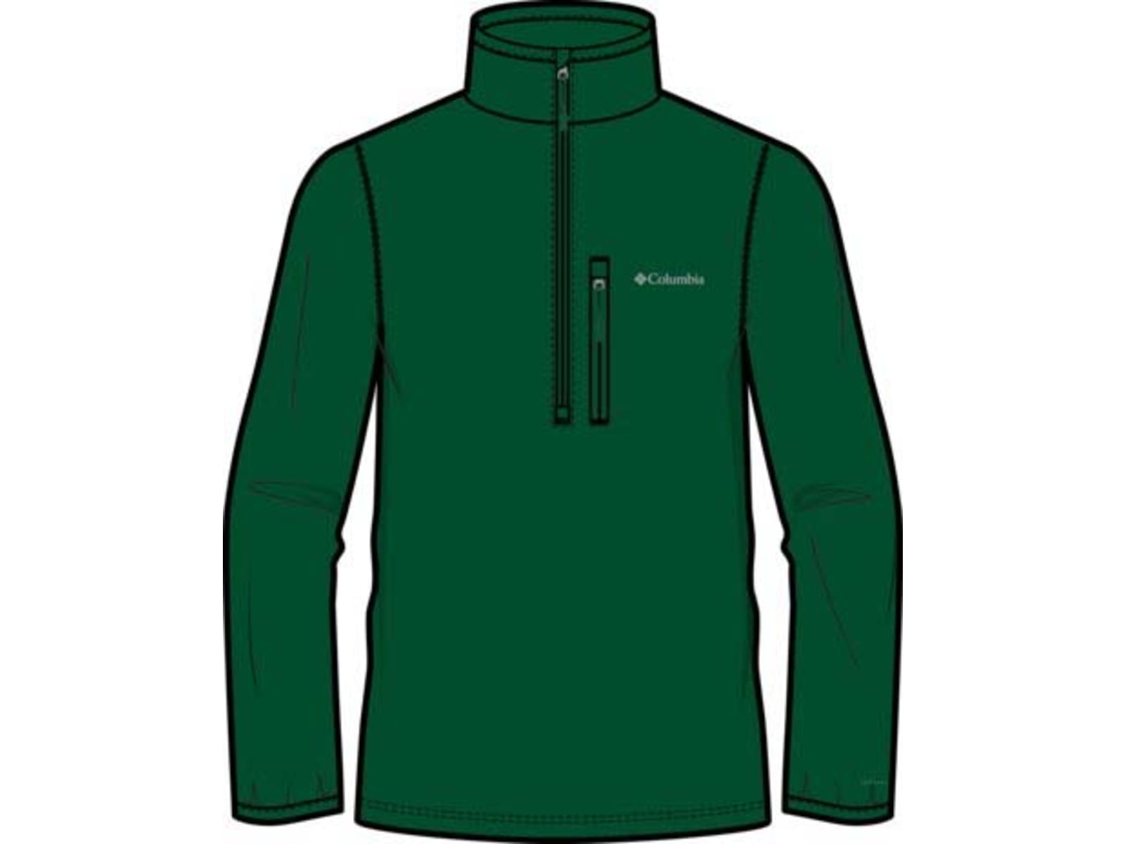 Columbia Essential Hike Grid Fleece Half Zip Jacket - Men's
