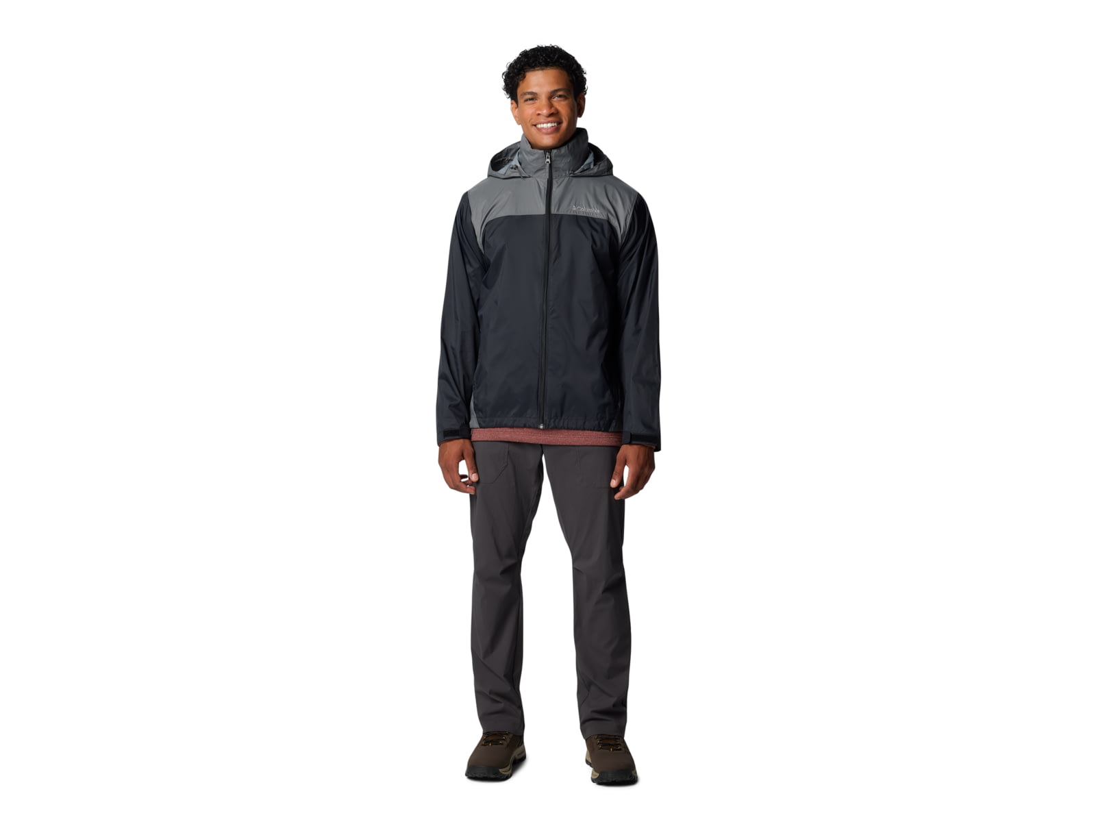 Columbia Glennaker Lake II Rain Jacket - Men's Black/City Grey M