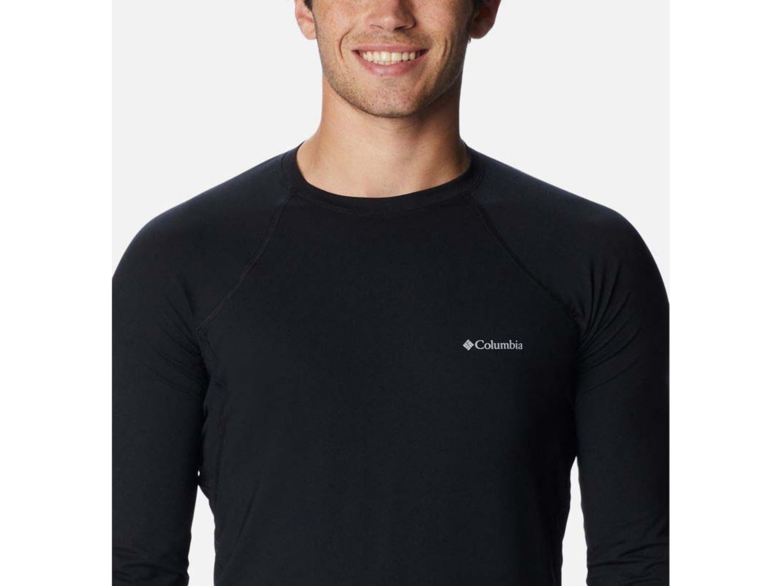 Columbia Midweight Stretch Long Sleeve Top - Men's Black
