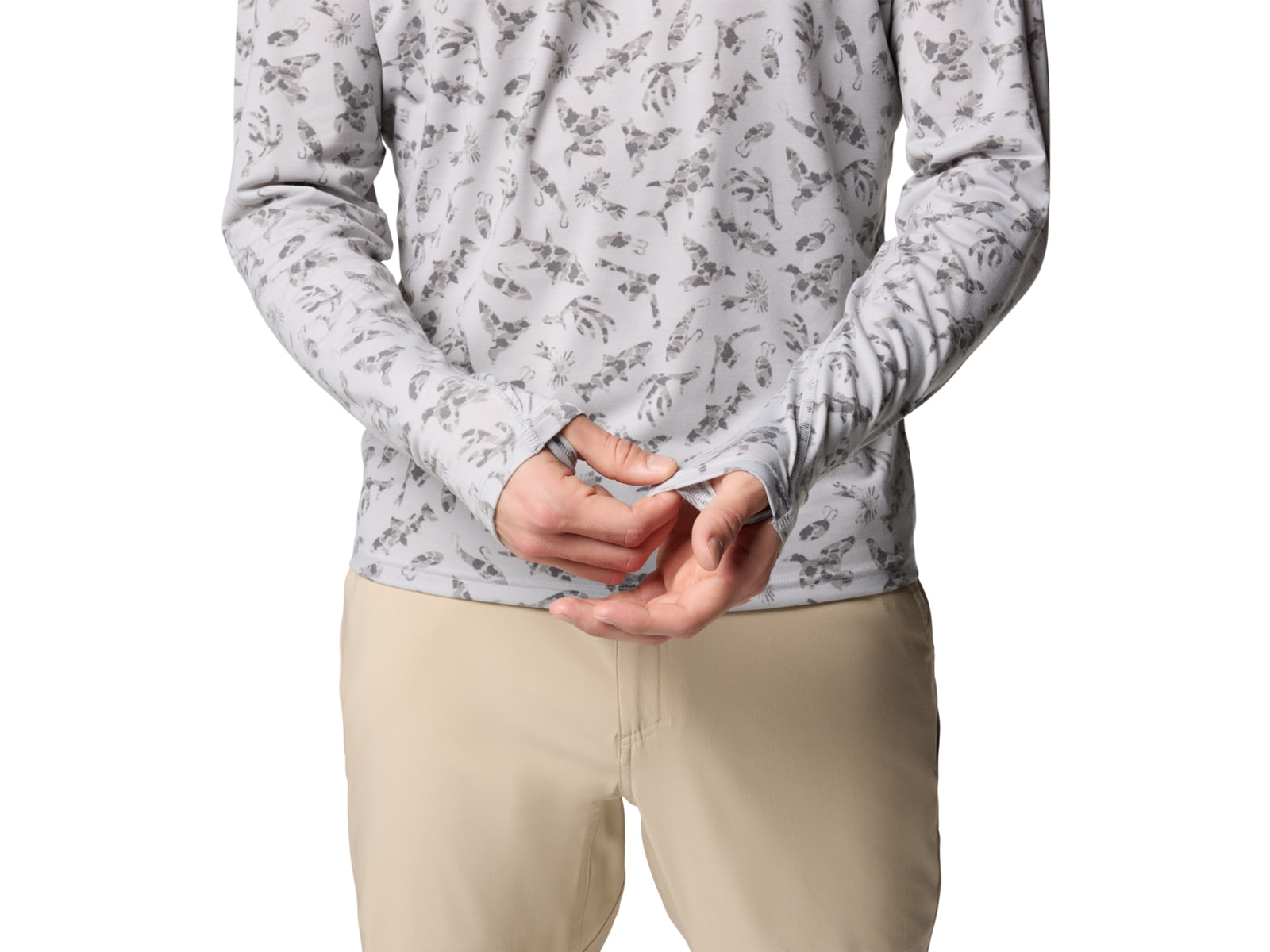 Columbia PFG Uncharted Hoodie - Men's Cool Grey