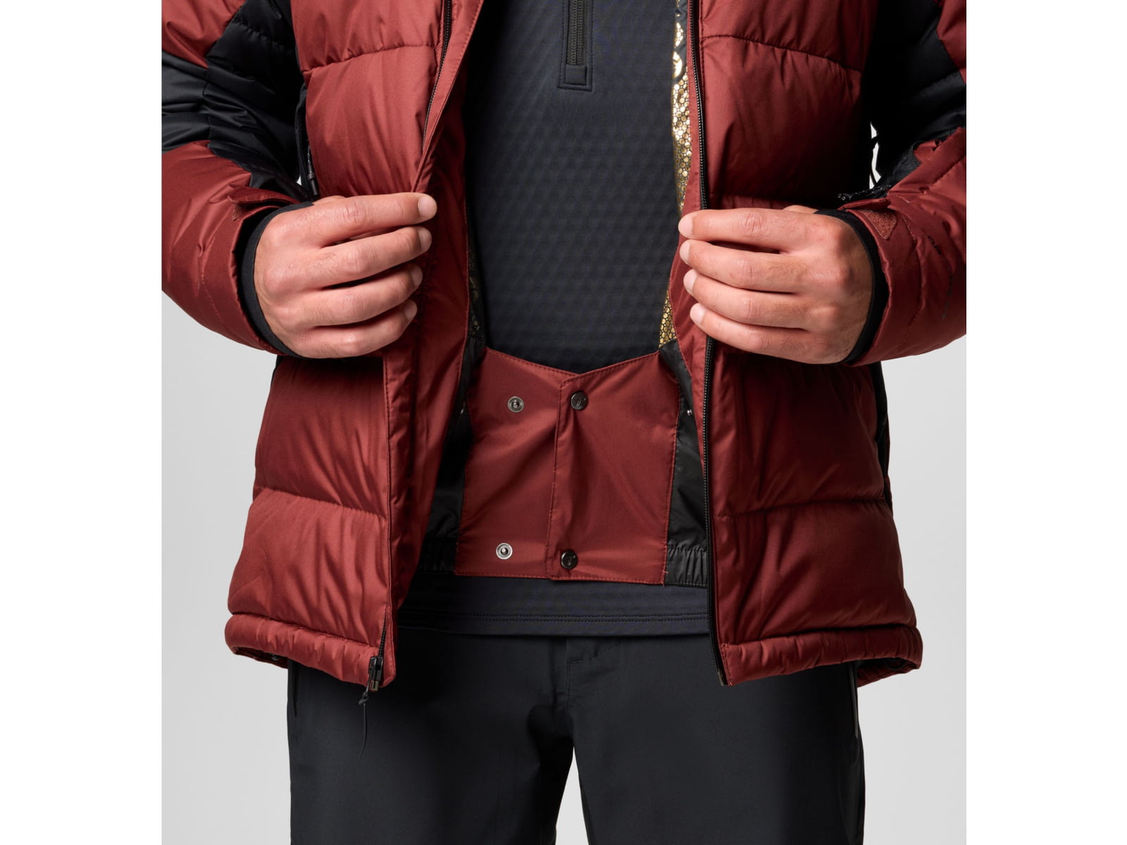 Columbia Roaring Fork II Down Jacket - Men's Spice/Black