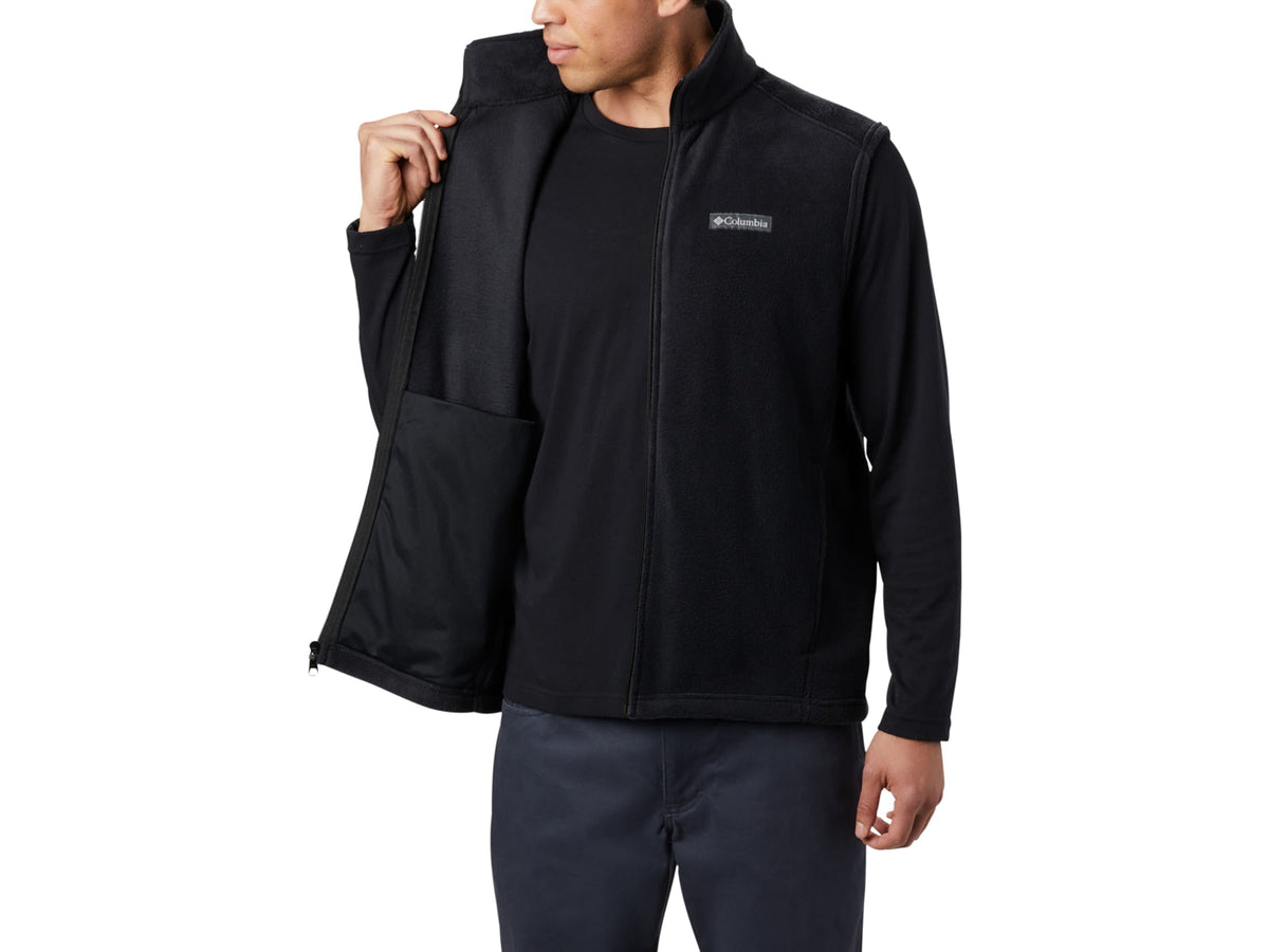 Columbia Steens Mountain Fleece Vest - Men's Black S