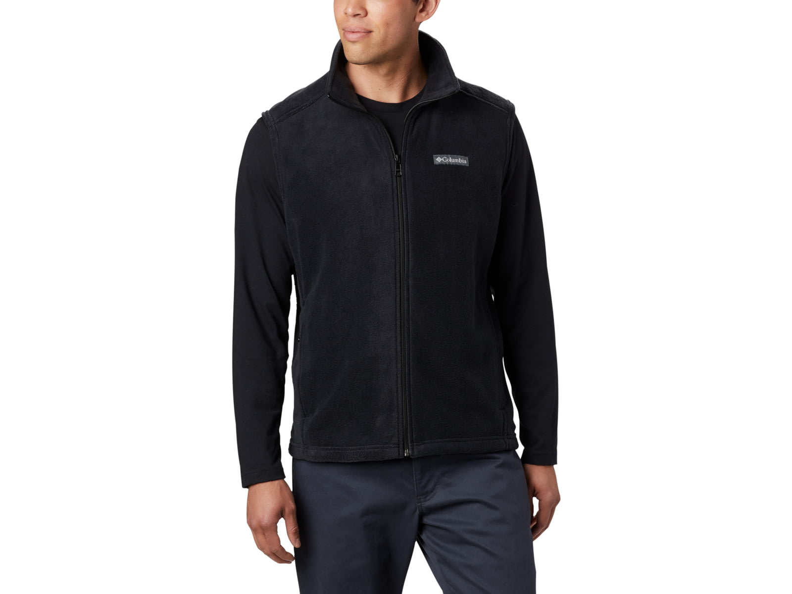 Columbia Steens Mountain Fleece Vest - Men's Black S